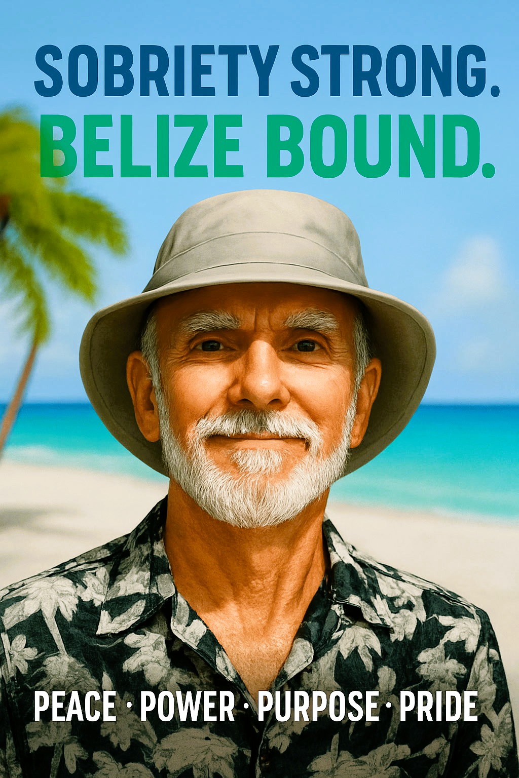 Jim on a Belize beach