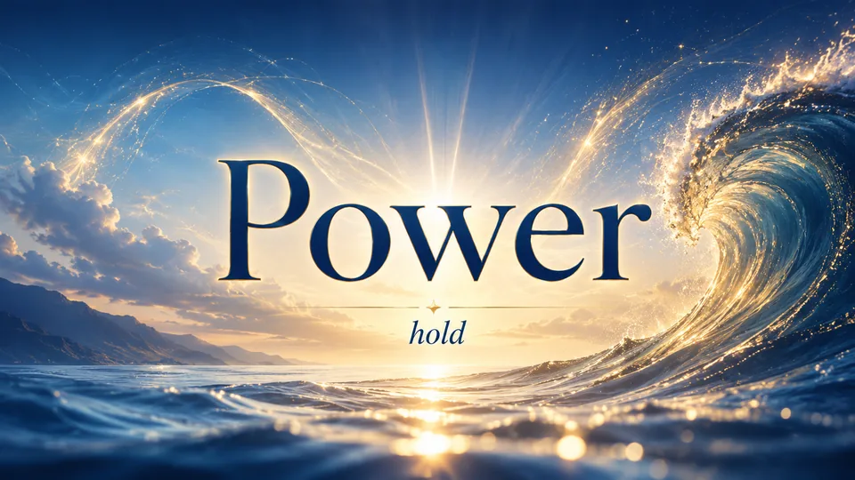 Power hold mantra image