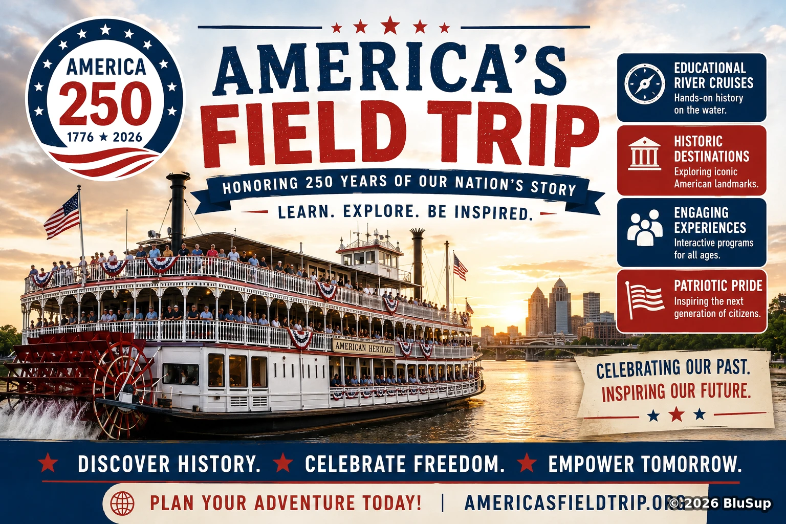 America’s Field Trip: 2026 Student Stories — BluSup 250 visual