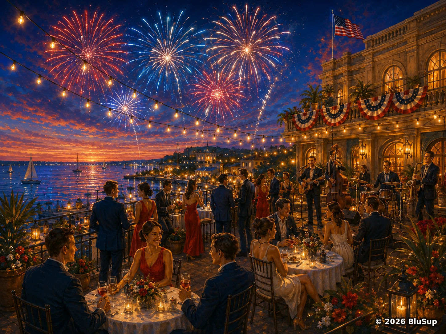 Markham Hotel 4th of July Celebration — BluSup 250 visual