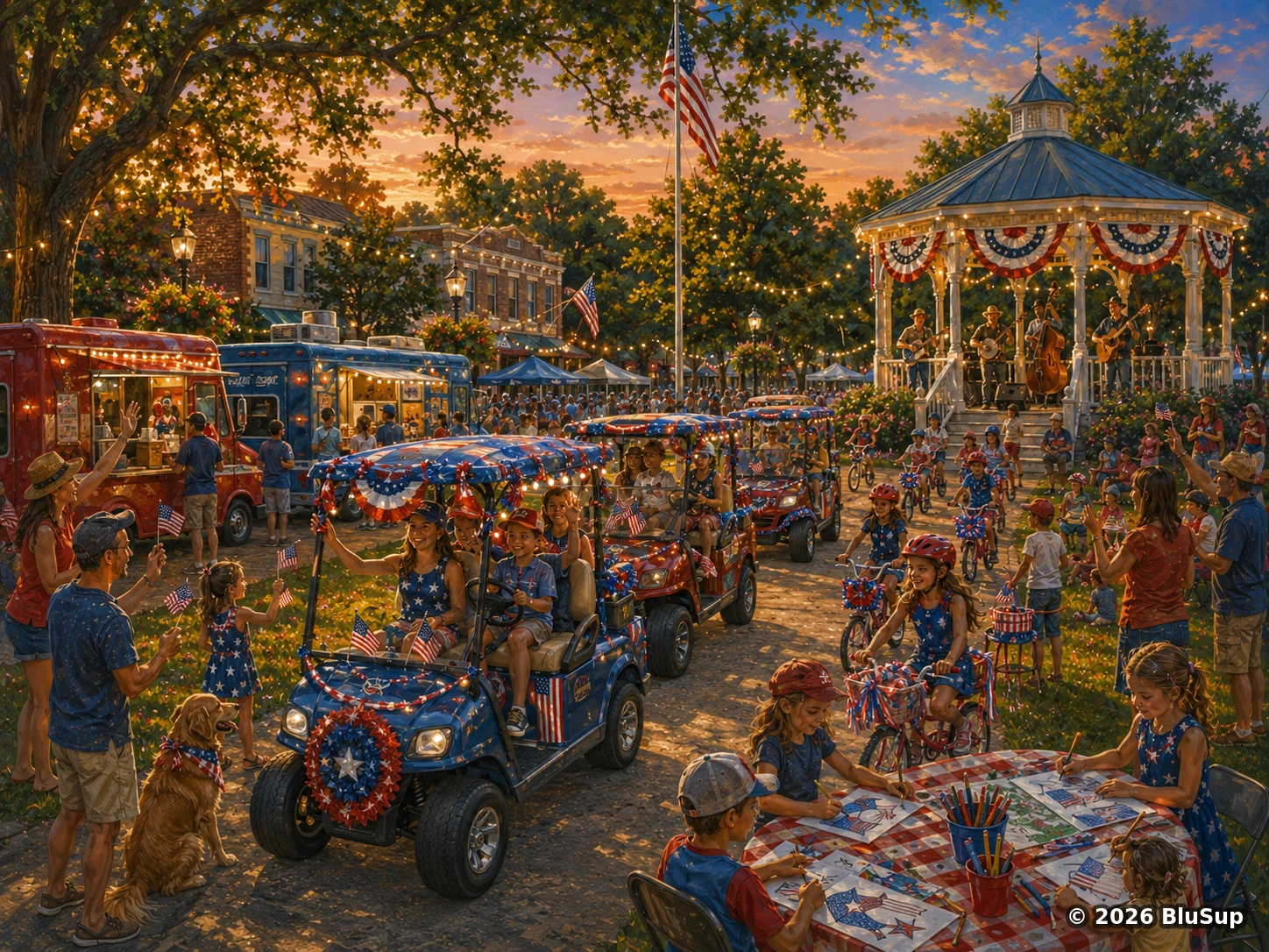 America’s 250th Birthday — We The People — BluSup 250 visual