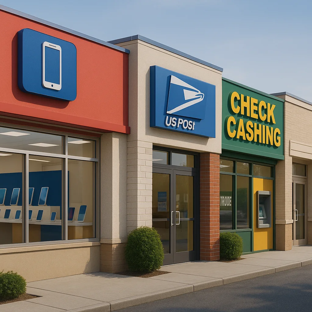 Phones, Mail & Money Errands