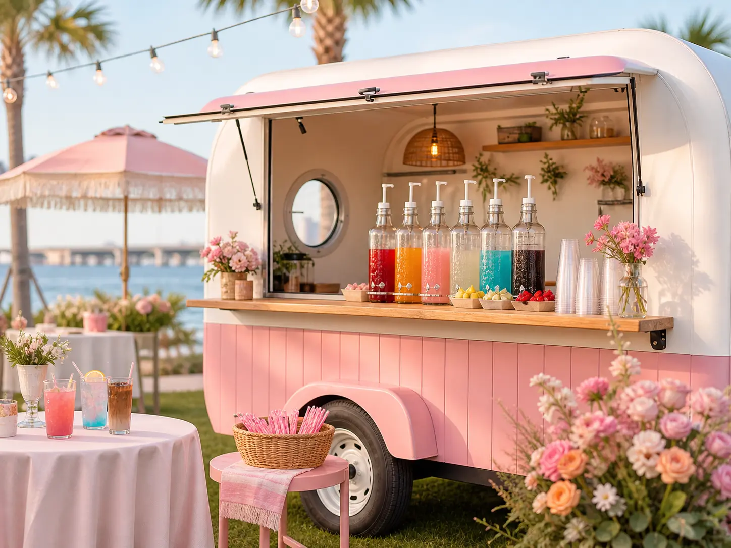 Coastal Pop Mobile Soda Bar generated visual preview