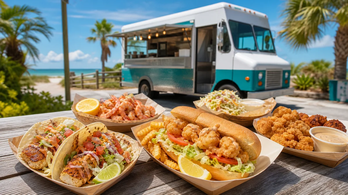 Deep Blue Food Truck generated visual preview
