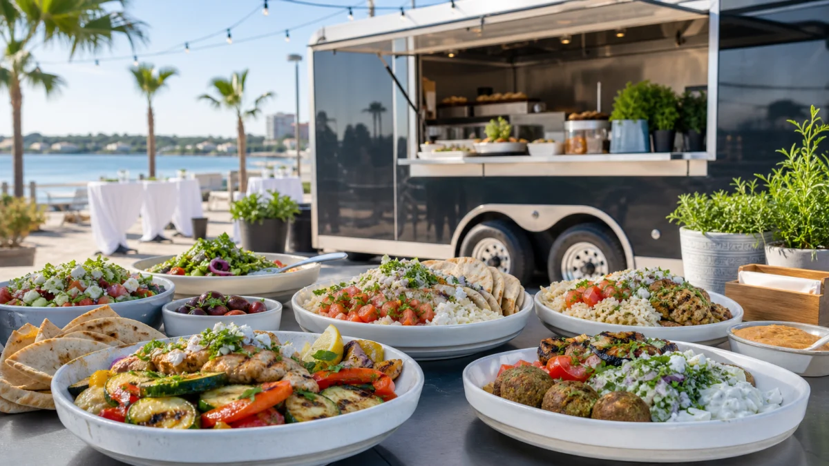 Greek's Catering and Events generated visual preview