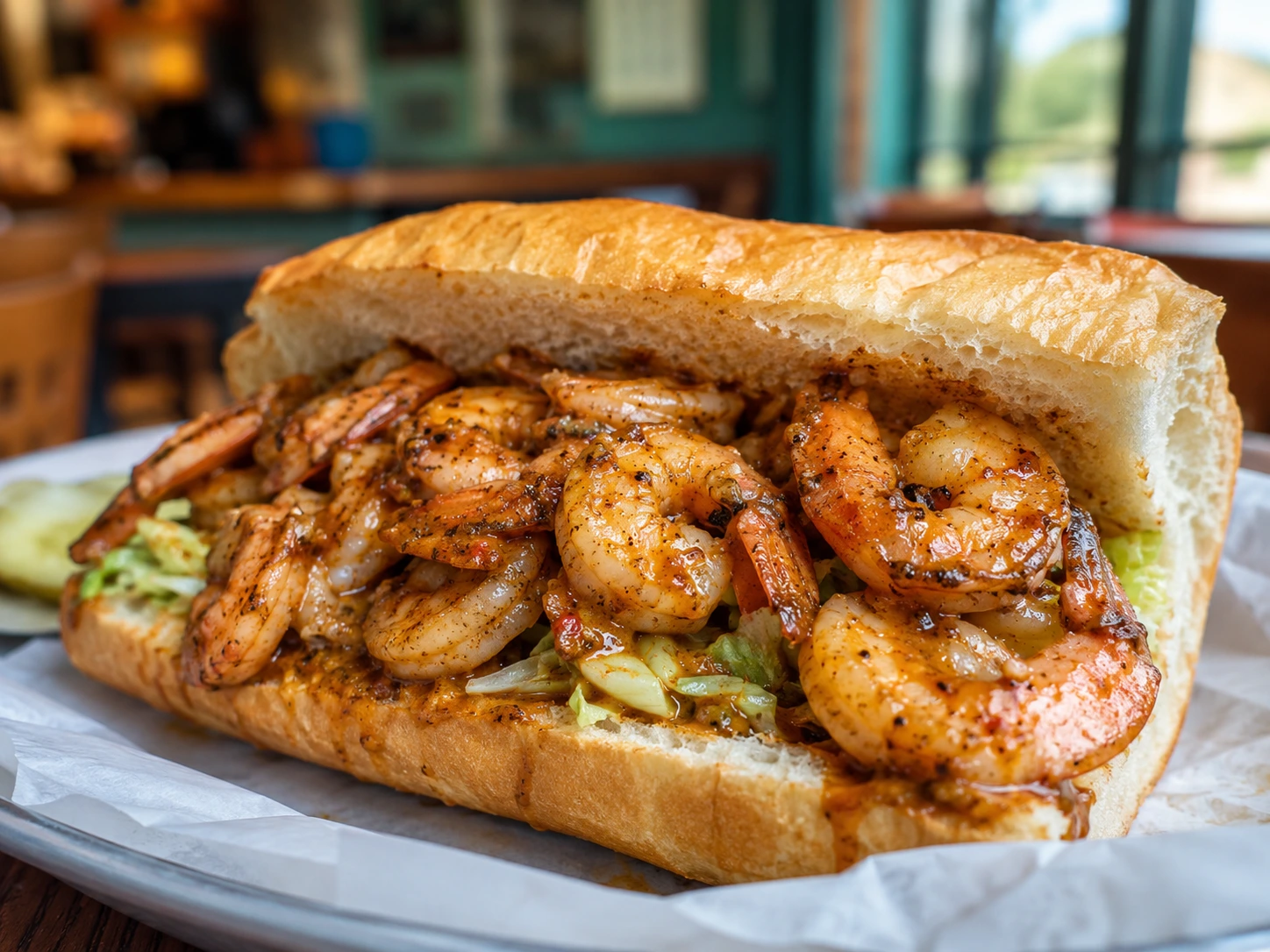BBQ Shrimp Po’boy at Liuzza's by the Track visual preview