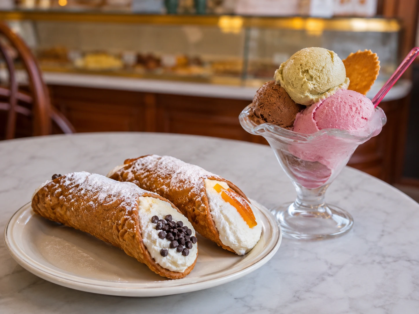 Cannoli & Gelato at Angelo Brocato visual preview