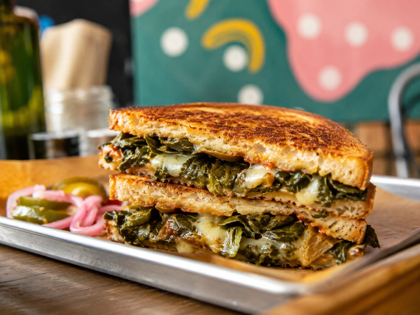 Collard Green Melt at Turkey and the Wolf visual preview