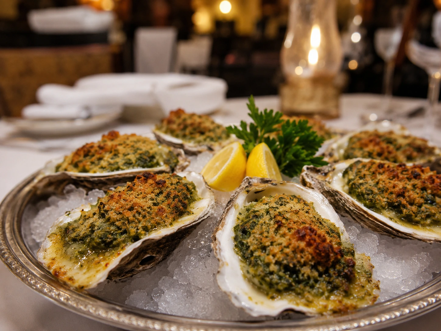 Oysters Rockefeller at Antoine's Restaurant visual preview