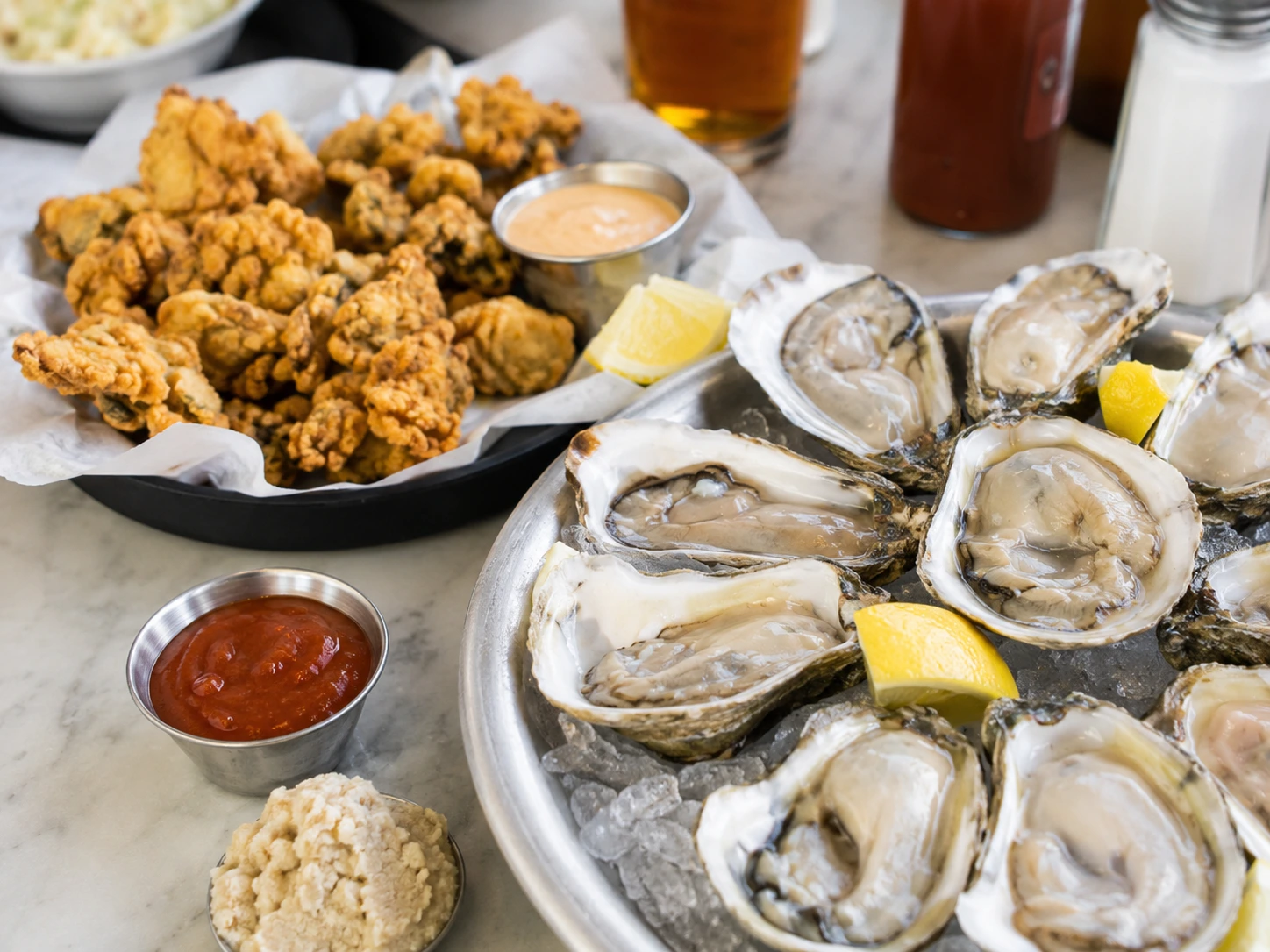 Raw & Fried Oysters at Acme Oyster House visual preview